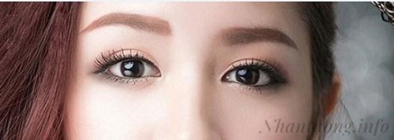 Lông mày thanh, khoảng cách xa nhau Lông mày thanh, khoảng cách xa nhau