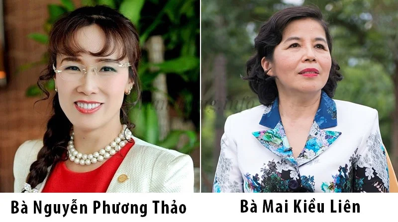 Tướng mặt của một số người phụ nữ giàu sang, thành đạt tại Việt Nam Tướng mặt của một số người phụ nữ giàu sang, thành đạt tại Việt Nam