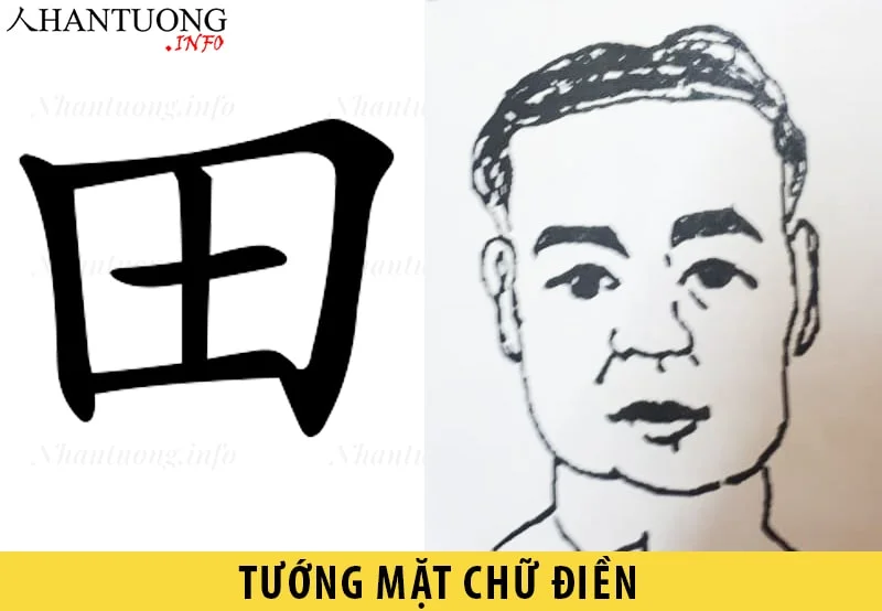 Tướng mặt hình chữ Điền Tướng mặt hình chữ Điền