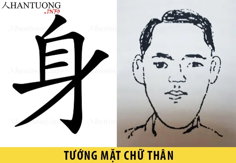 Tướng mặt hình chữ Thân Tướng mặt hình chữ Thân