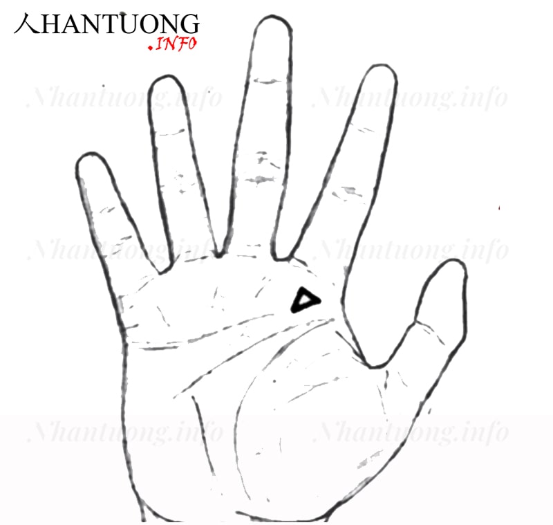 Gò Mộc tinh có hình tam giác Gò Mộc tinh có hình tam giác